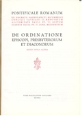 De Ordinatione Episcopi, Presbyterorum et Diaconorum